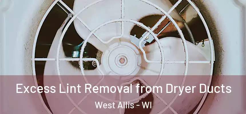  Excess Lint Removal from Dryer Ducts West Allis - WI