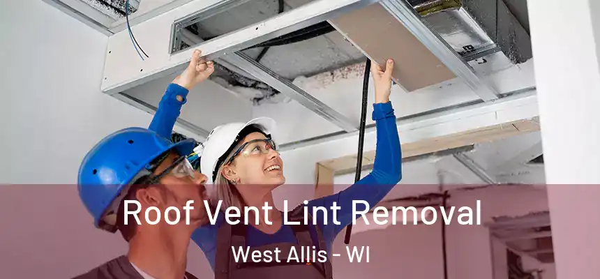  Roof Vent Lint Removal West Allis - WI
